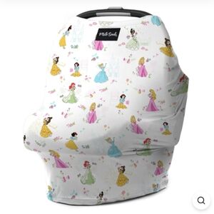 Milk Snob Nursing/Car seat Cover - Disney Princess Print